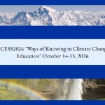 CCESS2026 "Ways of Knowing in Climate Change Education" on October 14, 2026